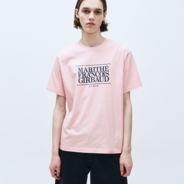 Marithé François Girbaud Classic Logo Tee Light Pink