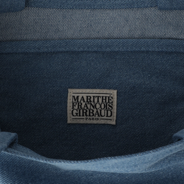 Marithé François Girbaud Doodle Bear Eco Bag Blue