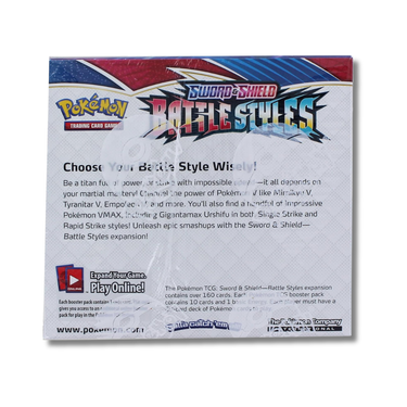 Pokémon TCG: Sword & Shield Battle Styles Booster Box