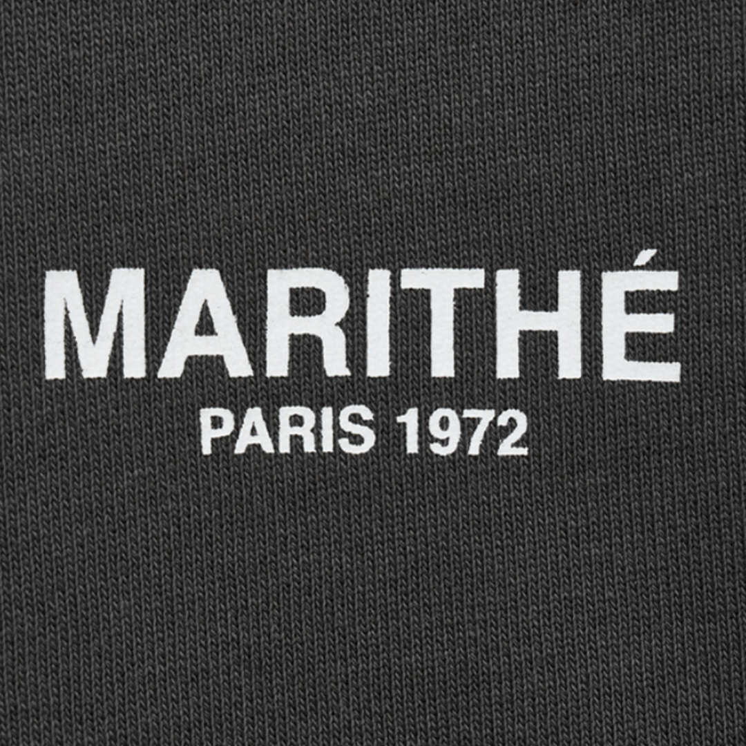 Marithé François Girbaud Regular Logo Sweater Charcoal