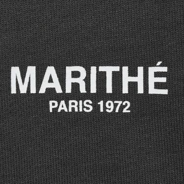 Marithé François Girbaud Regular Logo Sweater Charcoal