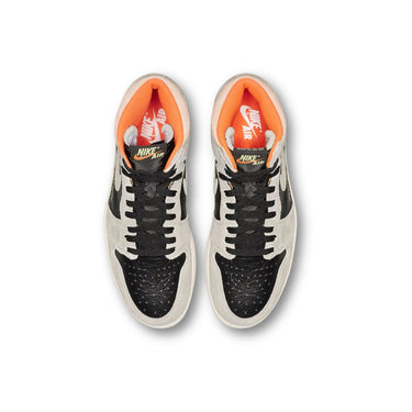 Jordan 1 Retro High Neutral Grey Hyper Crimson