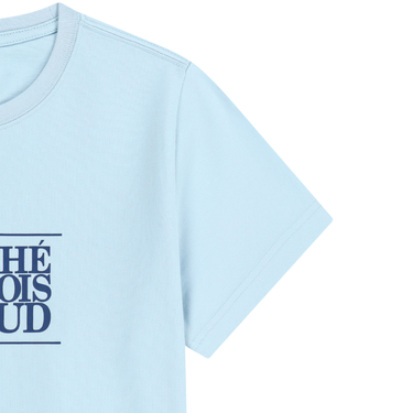 Marithé François Girbaud W Classic Logo Tee Ice Blue