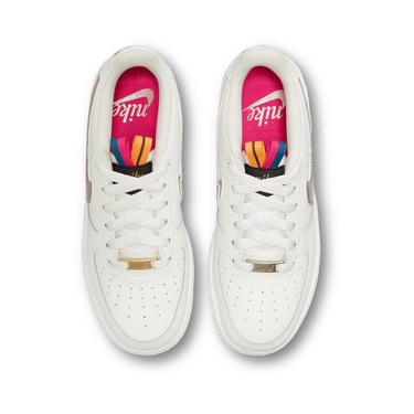Nike Air Force 1 LV8 Double Swoosh Silver Gold (GS)
