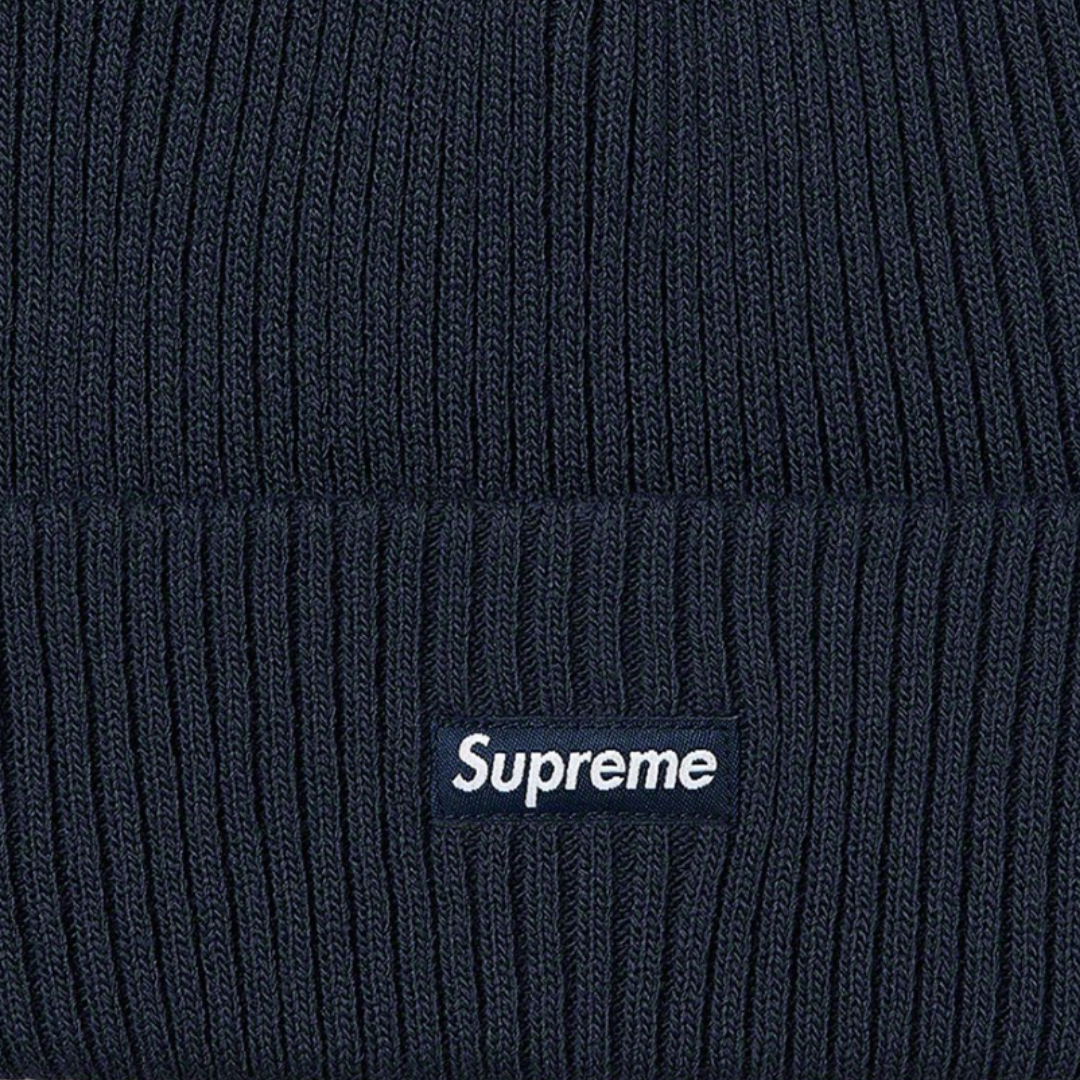 Supreme Overdyed Beanie (SS24) Navy