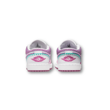 Jordan 1 Low White Light Bordeaux (GS)