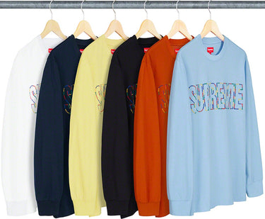 Supreme International L/S Tee White