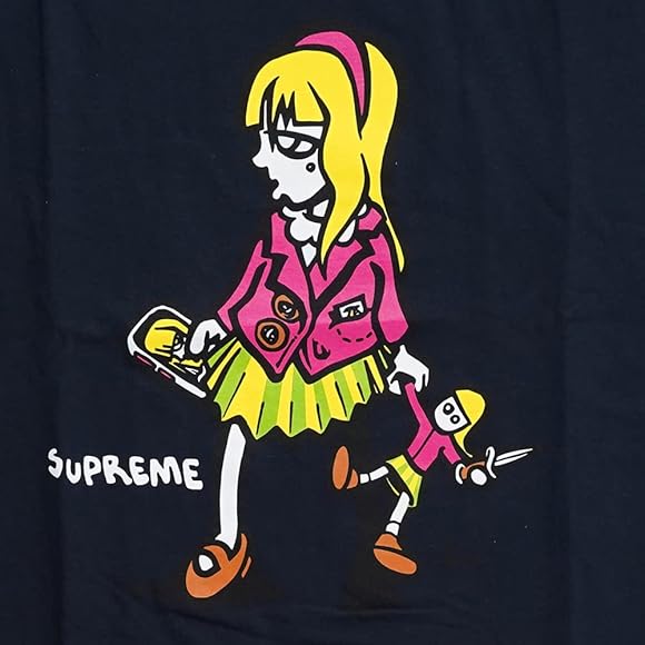 Supreme Suzie Switchblade Tee Navy