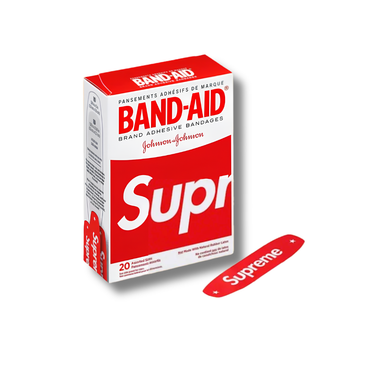 Supreme x Band Aid Adhesive Bandages (Box of 20) Red