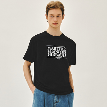 Marithé François Girbaud Classic Logo Tee Black