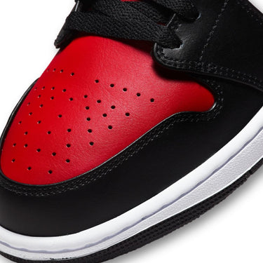 Air Jordan 1 Mid Black Fire Red (GS)