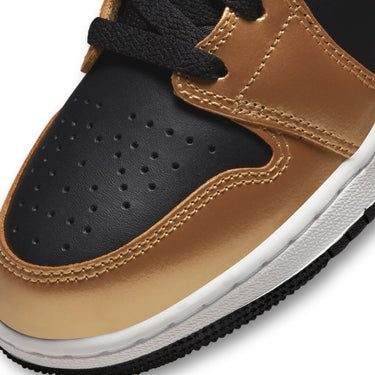 Jordan 1 Mid SE Metallic Gold Black (GS)