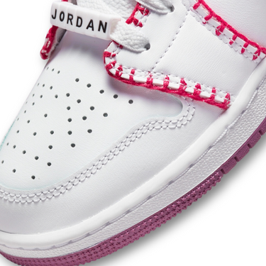 Jordan 1 Low White Light Bordeaux (GS)
