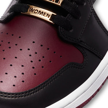 Air Jordan 1 Mid SE Black Dark Beetroot (W)