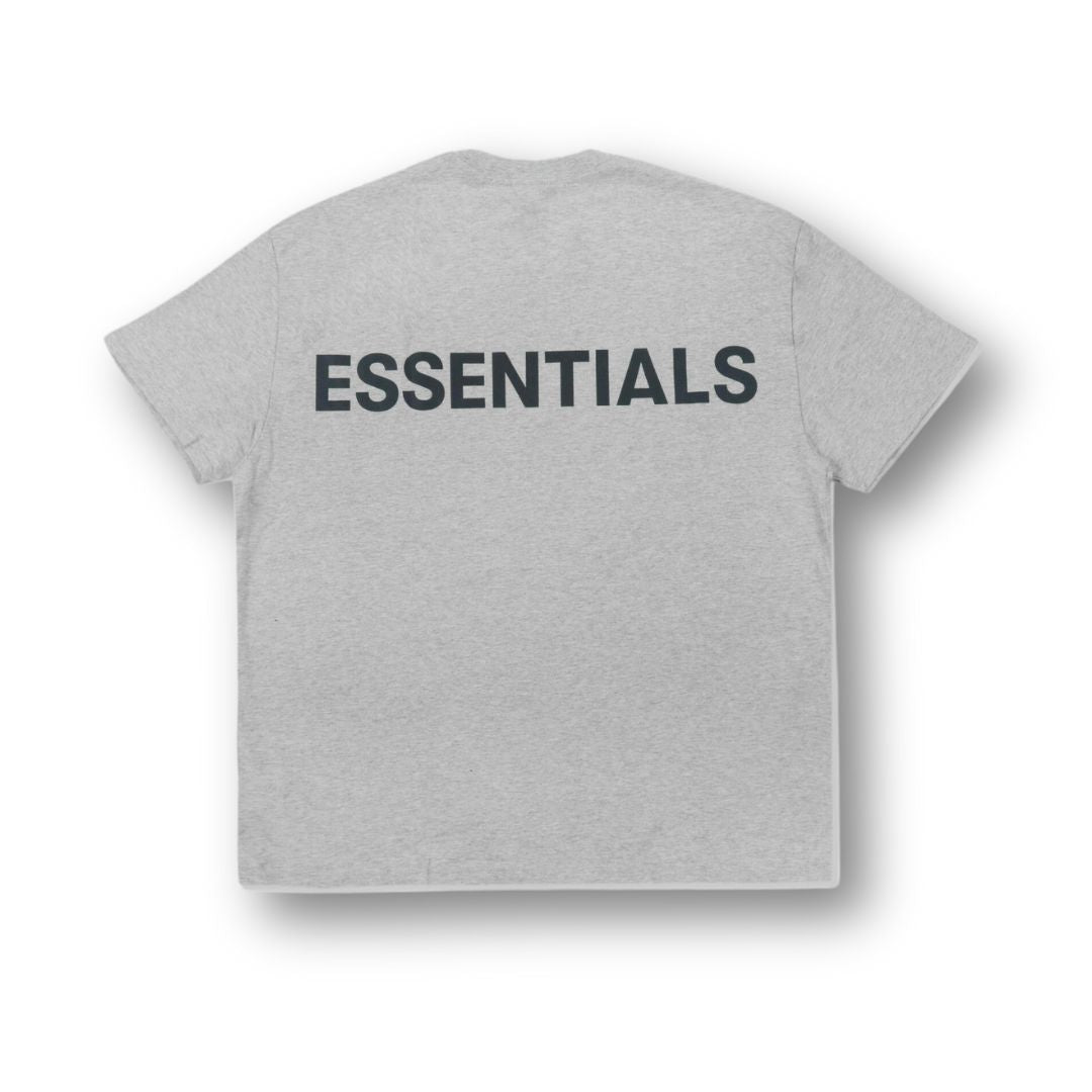 Fear of God Essentials 3M Logo Boxy T-Shirt Dark Heather Grey/Black