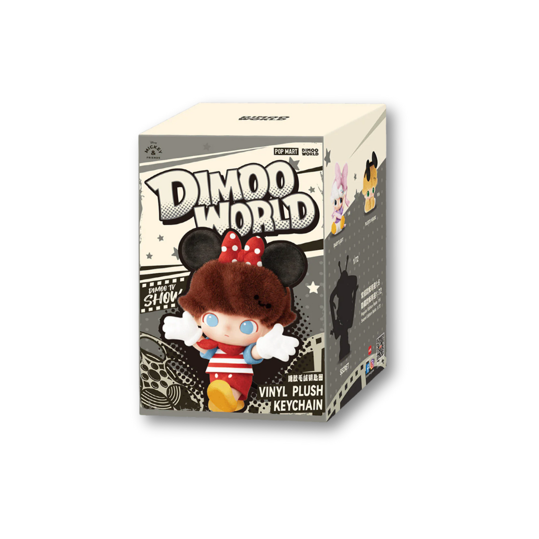 POP MART DIMOO WORLD × DISNEY Series-Vinyl Plush Keychain *Individual