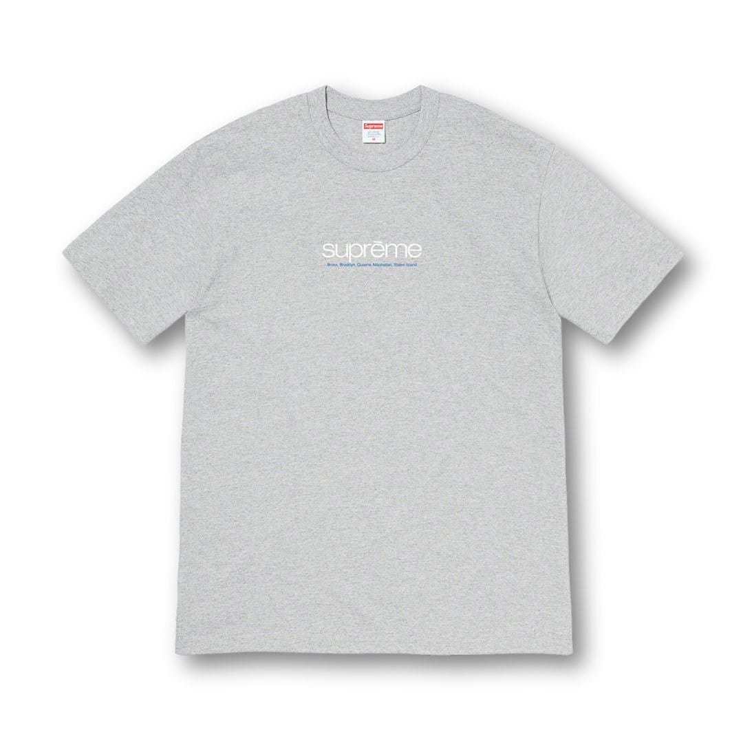 Supreme Five Boroughs Tee Heather Grey