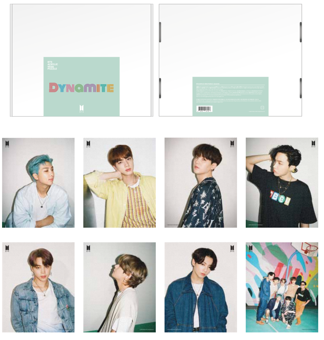 BTS Acrylic 4500 Puzzle (Dynamite)