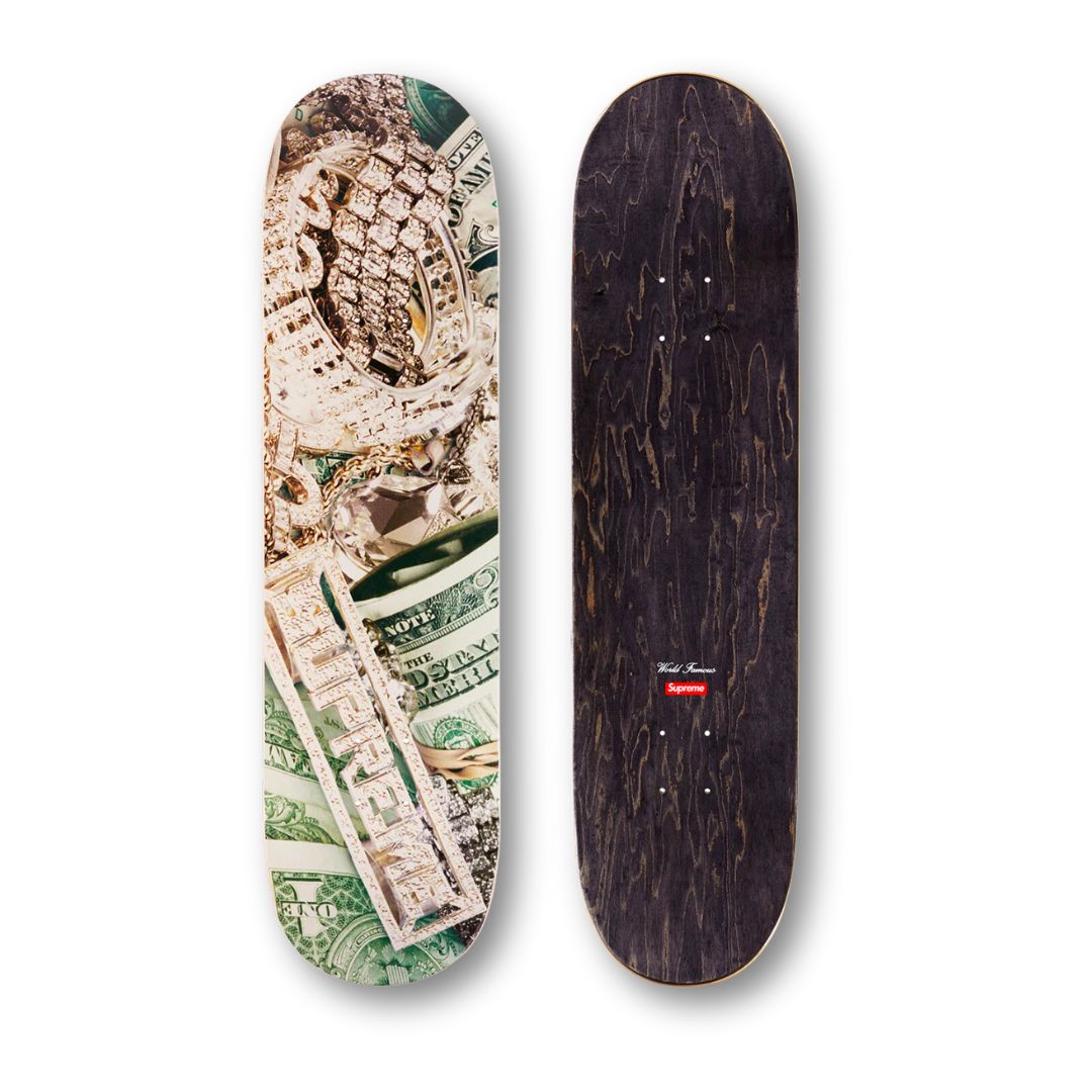 Supreme Bling Skateboard Deck Green