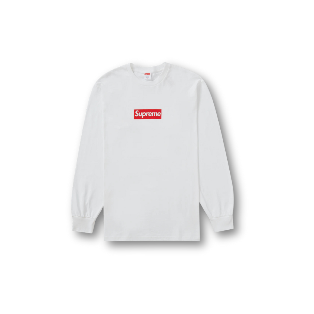 Supreme Box Logo L/S Tee White