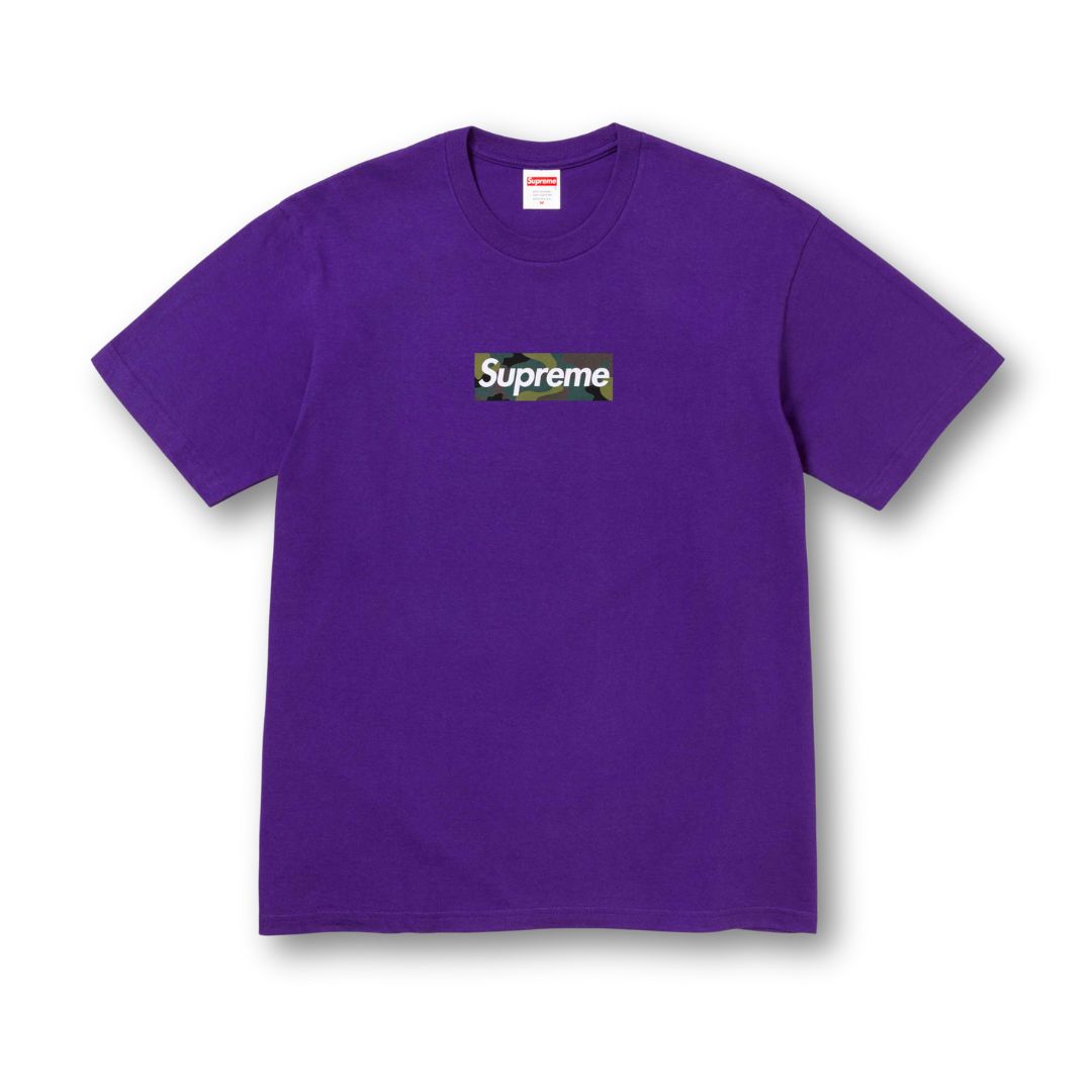 Supreme Box Logo Tee (FW23) Purple