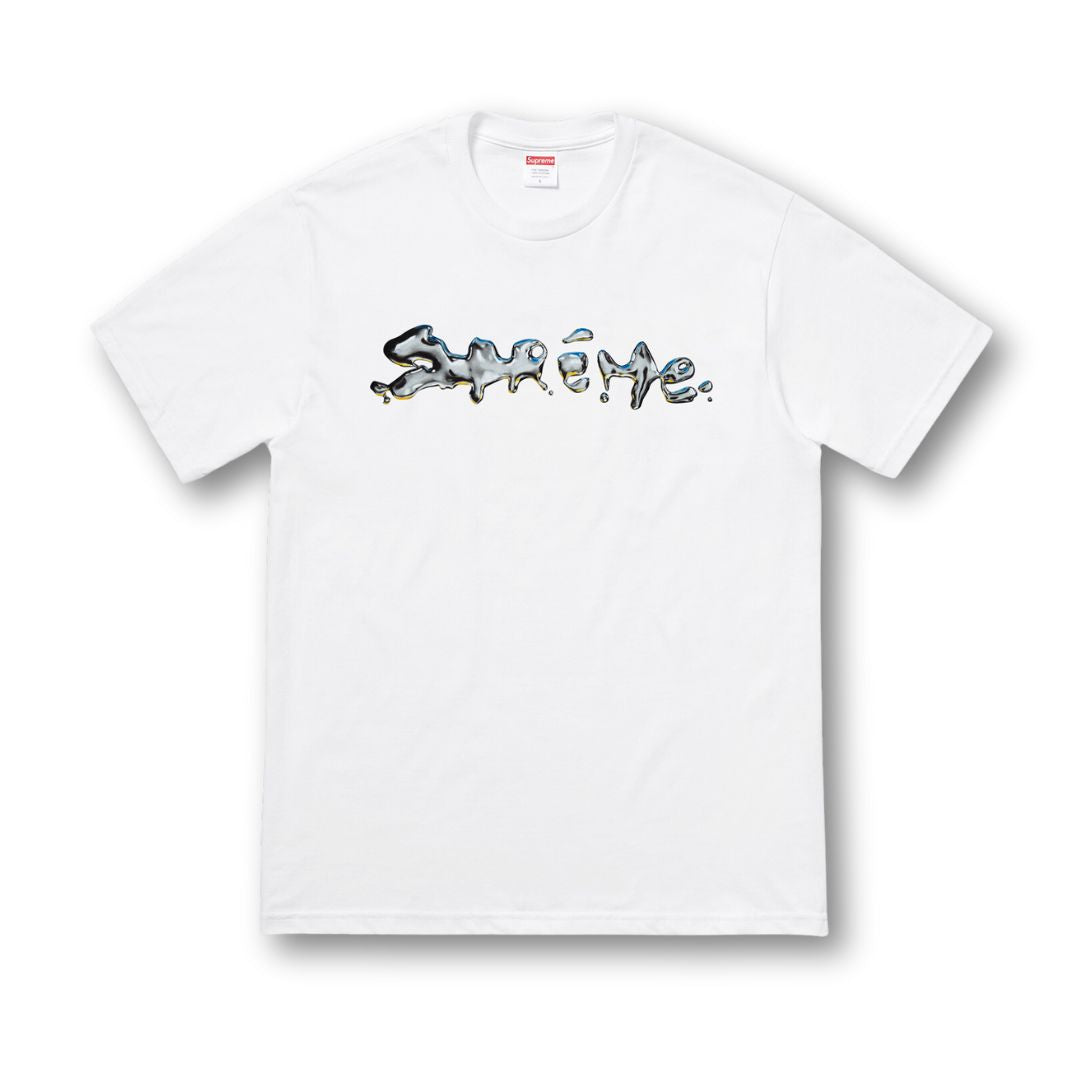 Supreme Liquid Tee White