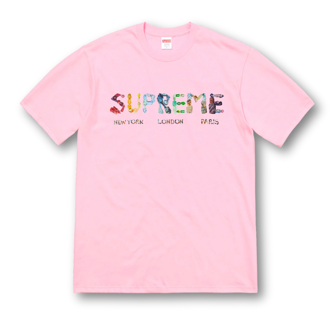 Supreme Rocks Tee Light Pink