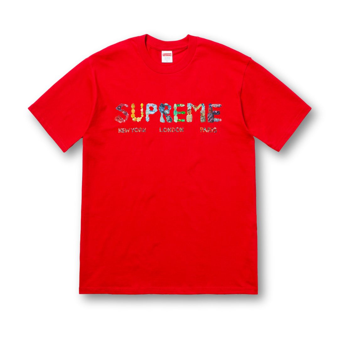 Supreme Rocks Tee Red