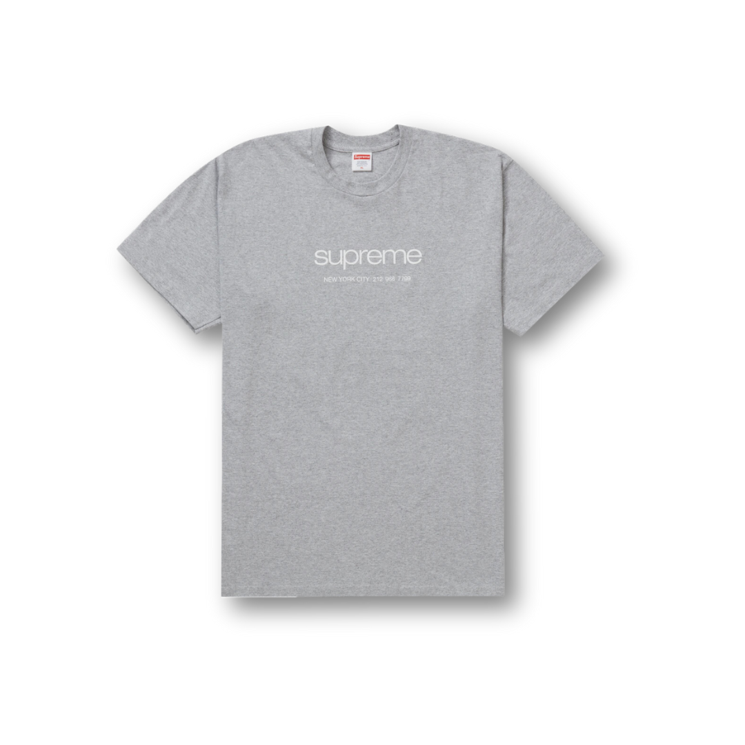 Supreme Shop Tee Heather Grey