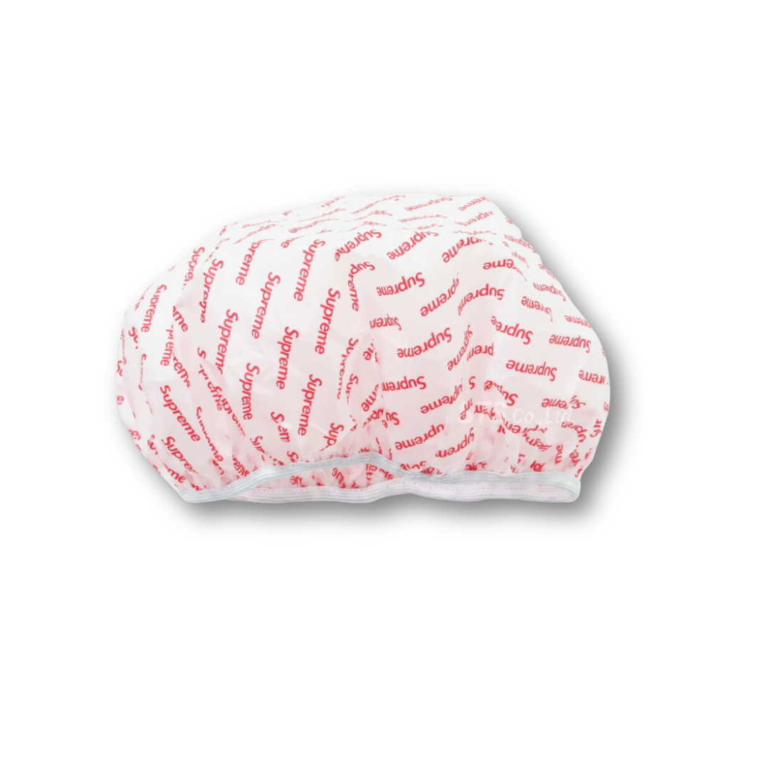 Supreme Shower Cap White/Red