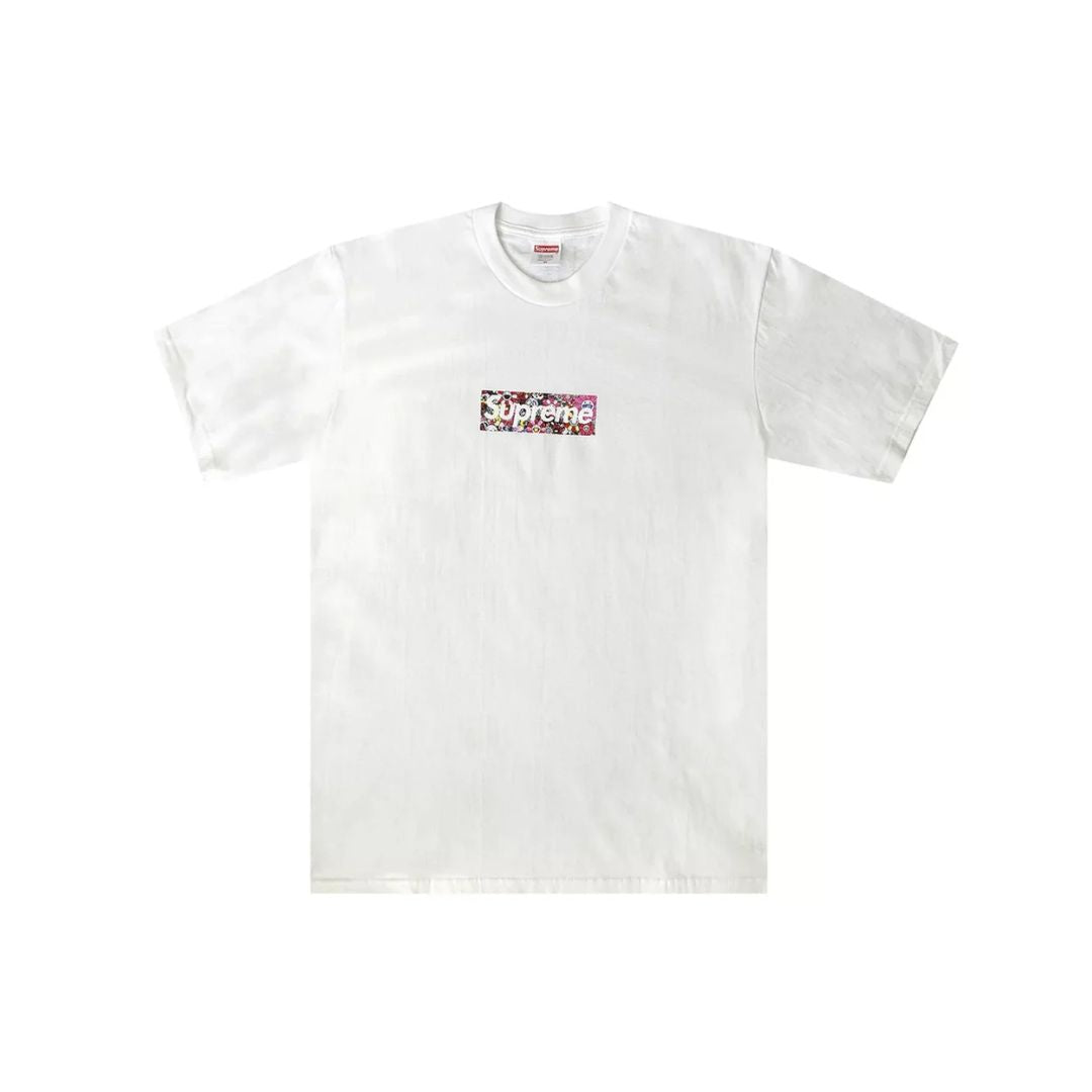 Supreme Takashi Murakami COVID-19 Relief Box Logo Tee White