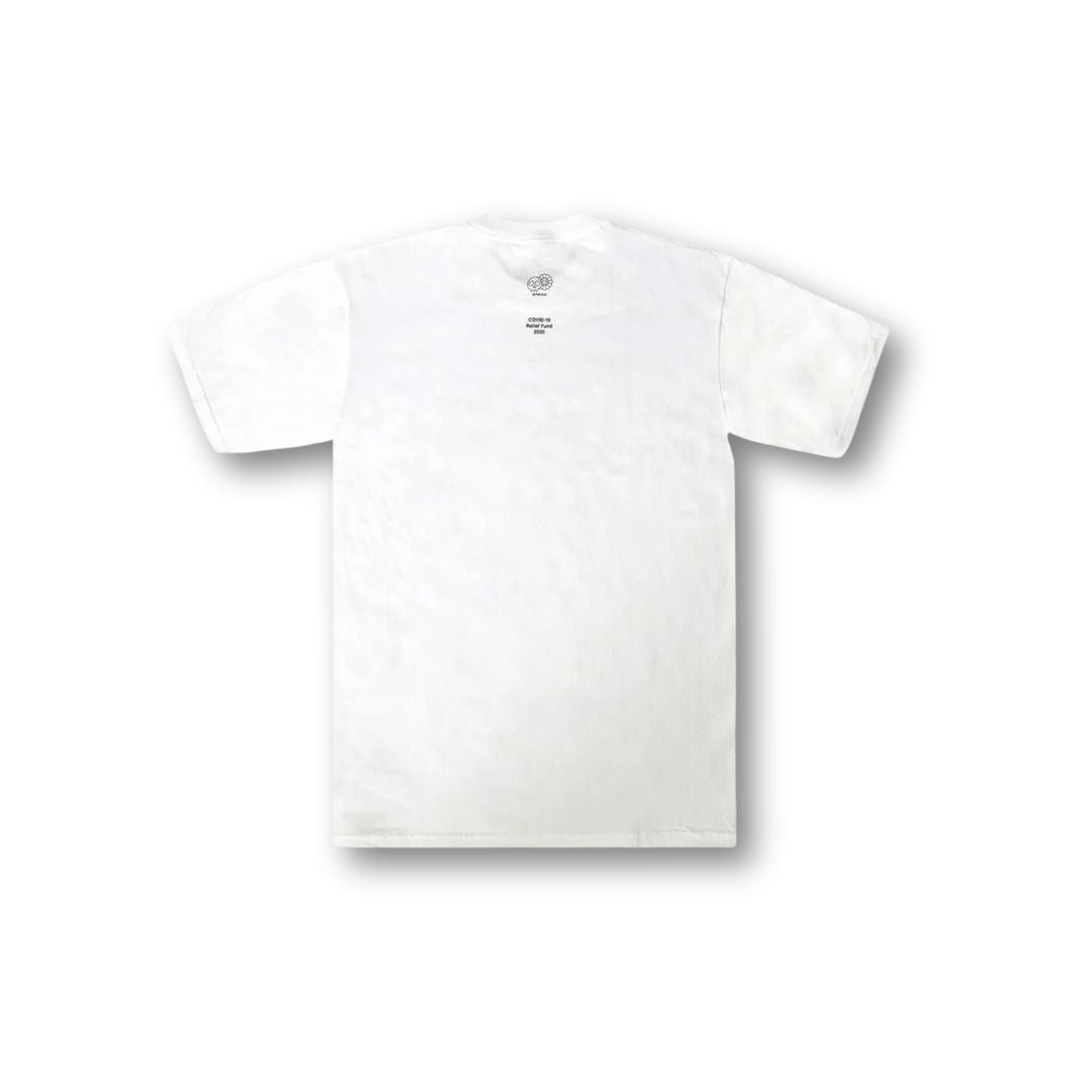 Supreme Takashi Murakami COVID-19 Relief Box Logo Tee White