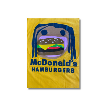 Travis Scott x CPFM 4 CJ Burger Mouth T-Shirt Gold