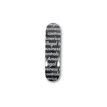 Supreme Illegal Business Skateboard Deck Black