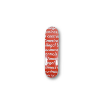 Supreme Illegal Business Skateboard Deck Red
