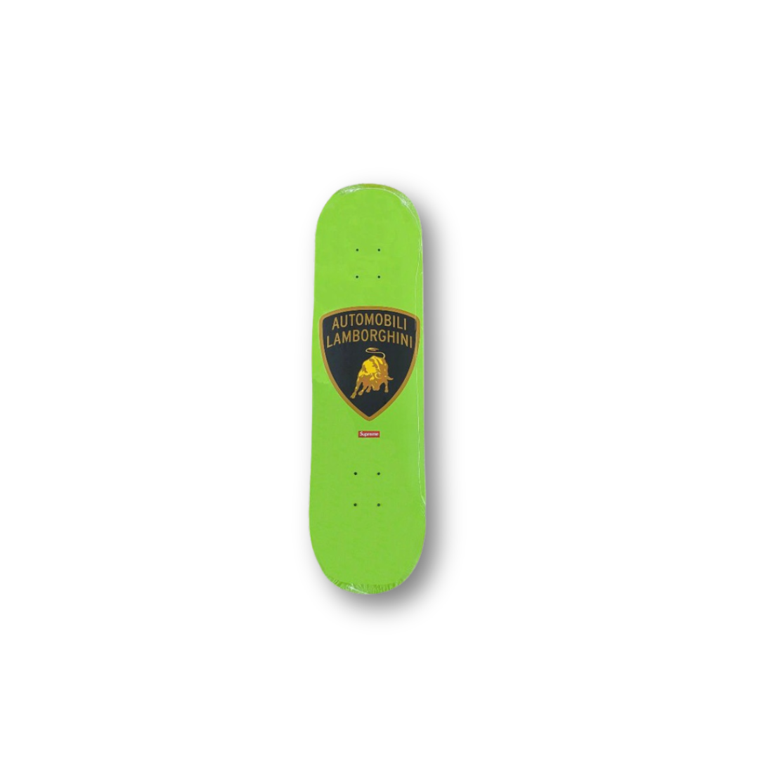 Supreme Automobili Lamborghini Skateboard Deck Lime