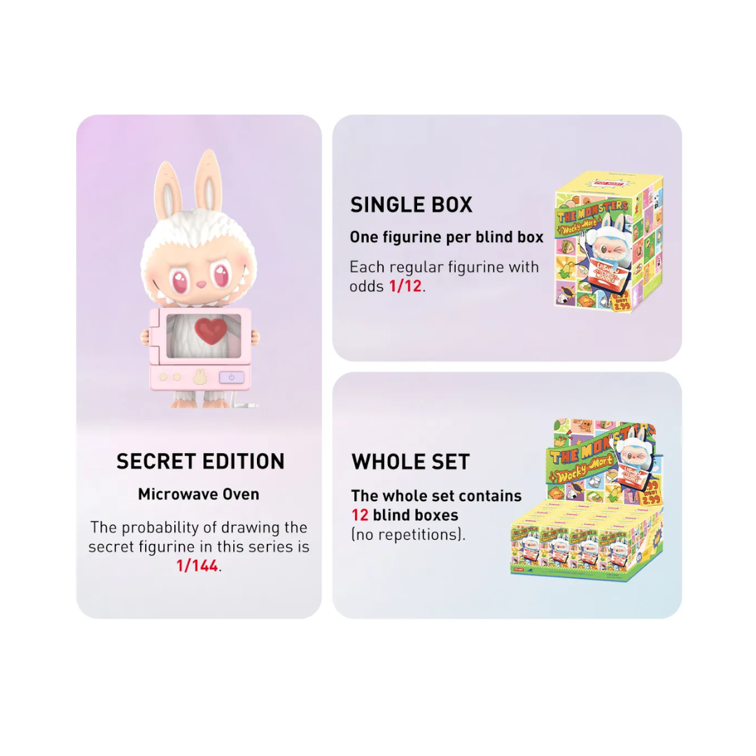 POP MART THE MONSTERS Wacky Mart Series Figures *Individual