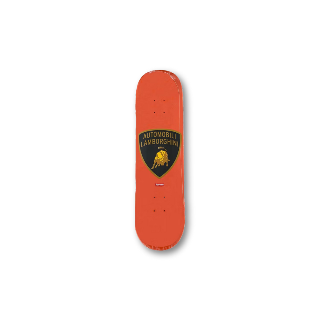 Supreme Automobili Lamborghini Skateboard Deck Orange