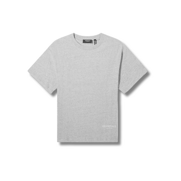 Fear of God Essentials 3M Logo Boxy T-Shirt Dark Heather Grey/Black