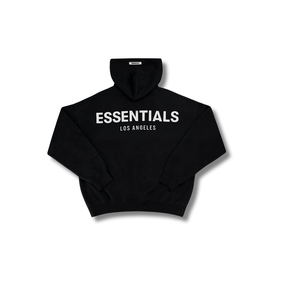 Fear of God Essentials Los Angeles 3M Pullover Hoodie Black