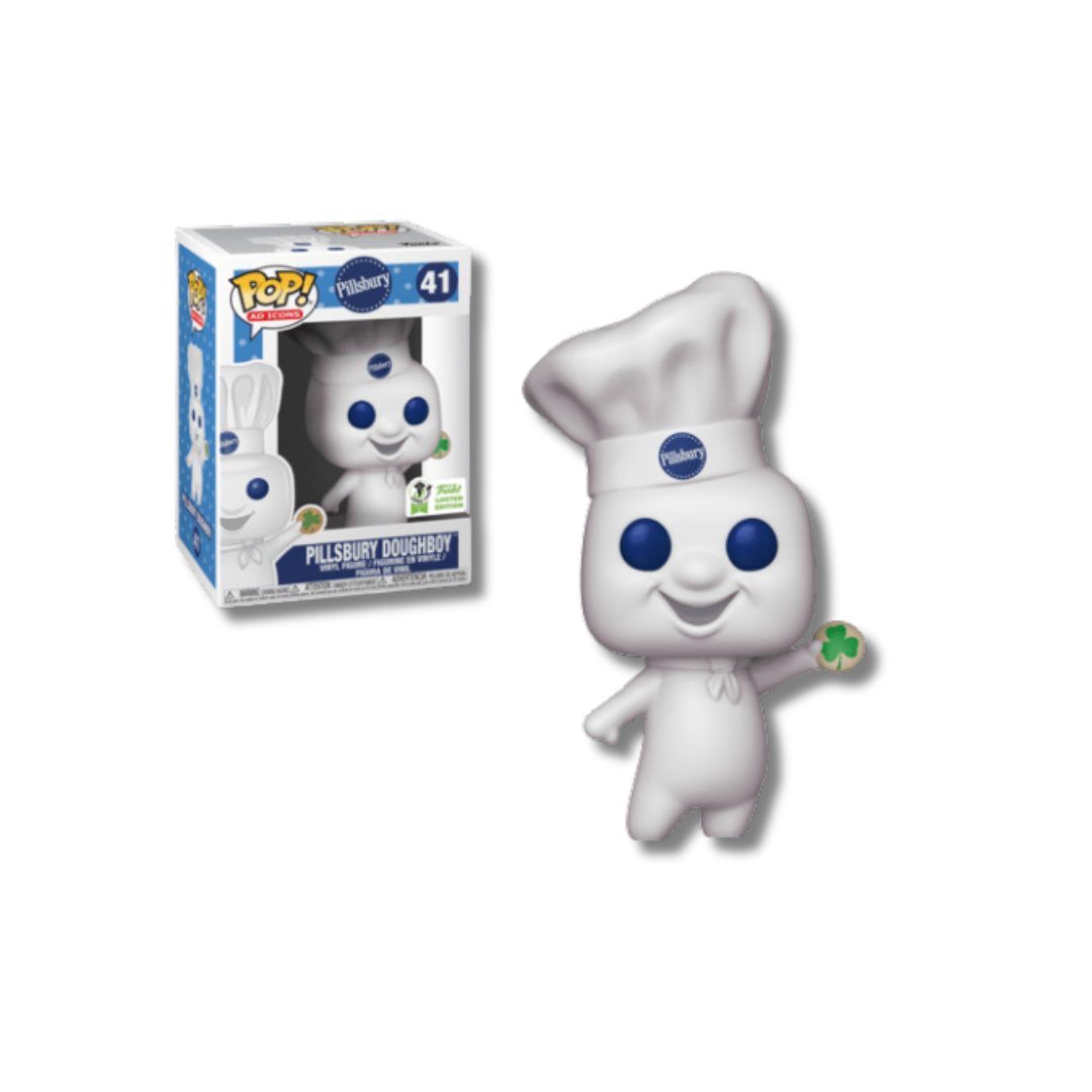 Funko Pop! Ad Icons Pillsbury Pillsbury Doughboy with Shamrock Spring Convention Figure #41