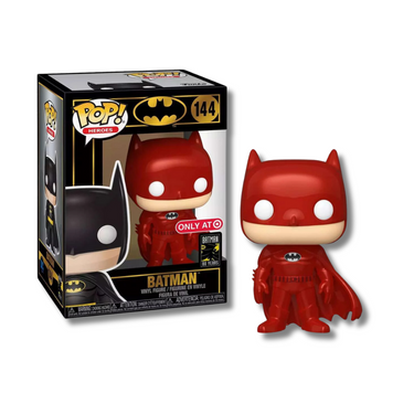 Funko Pop! DC Super Heroes Batman (Red Chrome) (Funko Shop Exclusive) #144