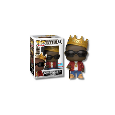 Funko Pop! Rocks The Notorious B.I.G with Crown (Fall Convention Exclusive) Figure #82