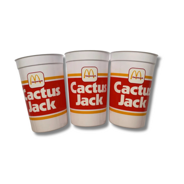 Travis Scott x McDonalds Cactus Jack Plastic Cup (1 Cup)