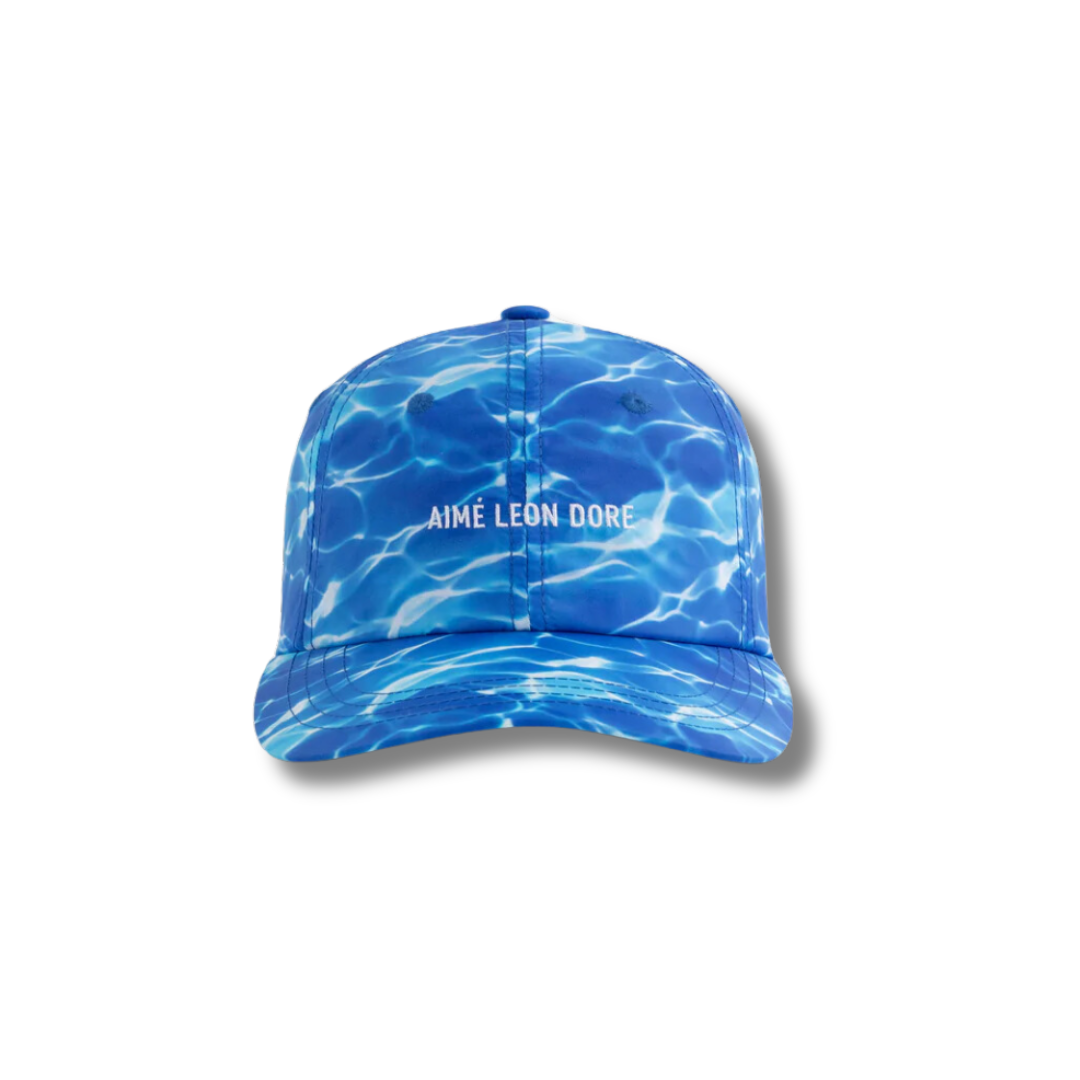 Aime Leon Dore Aqua Print Nylon Hat Blue