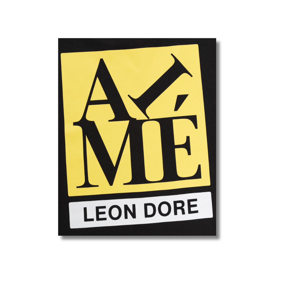 Aime Leon Dore Block Logo Tee Jet Black