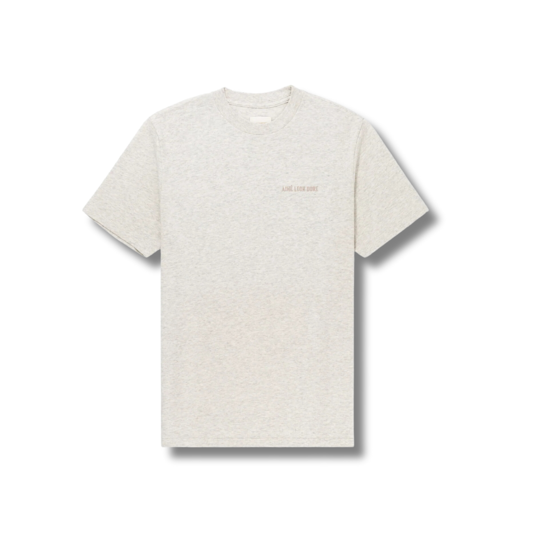 Aime Leon Dore Tonal Logo Tee Oatmeal