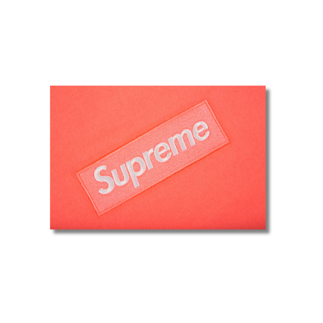 Supreme Box Logo Crewneck Fluorescent Pink