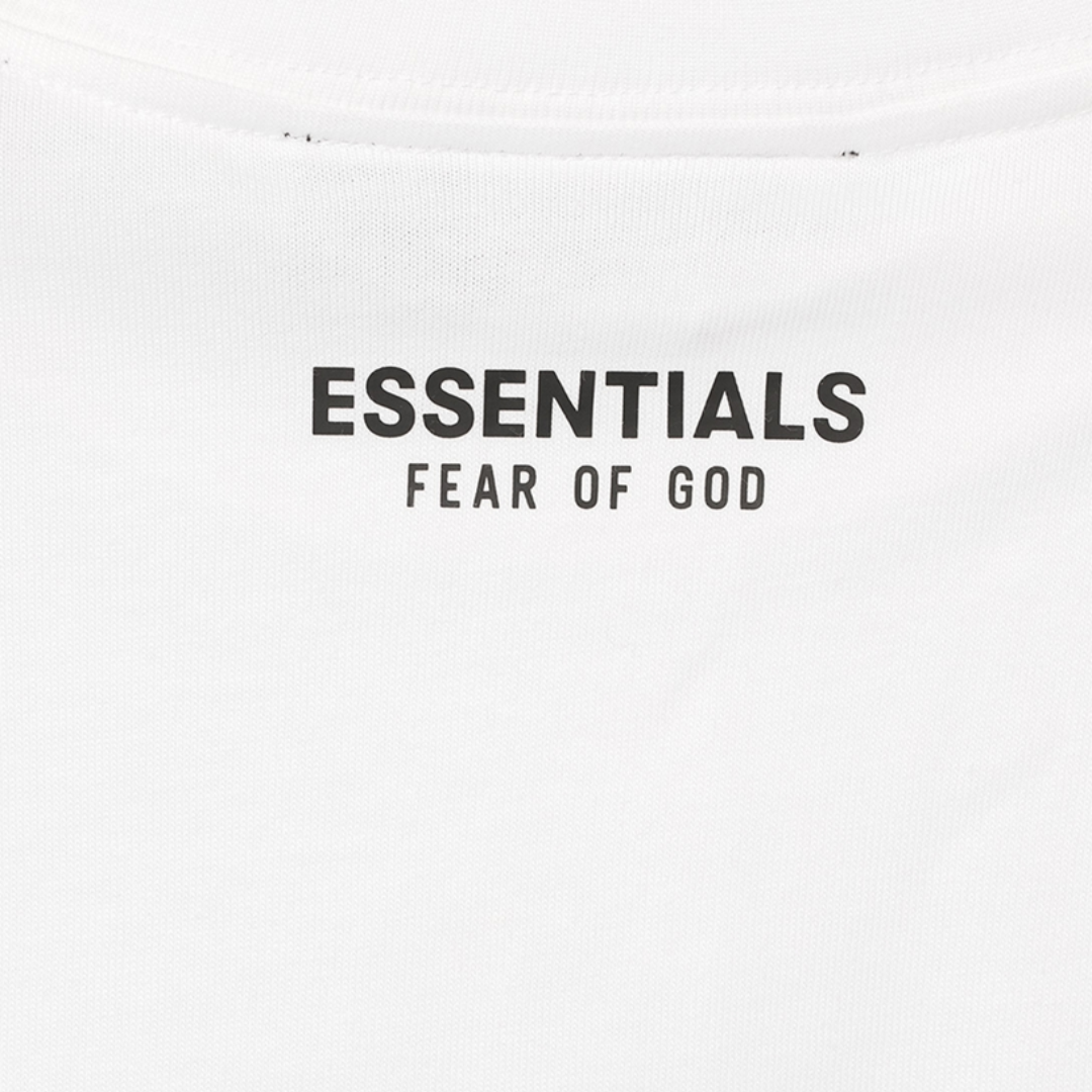 Fear of God Essentials Boxy Logo T-Shirt White