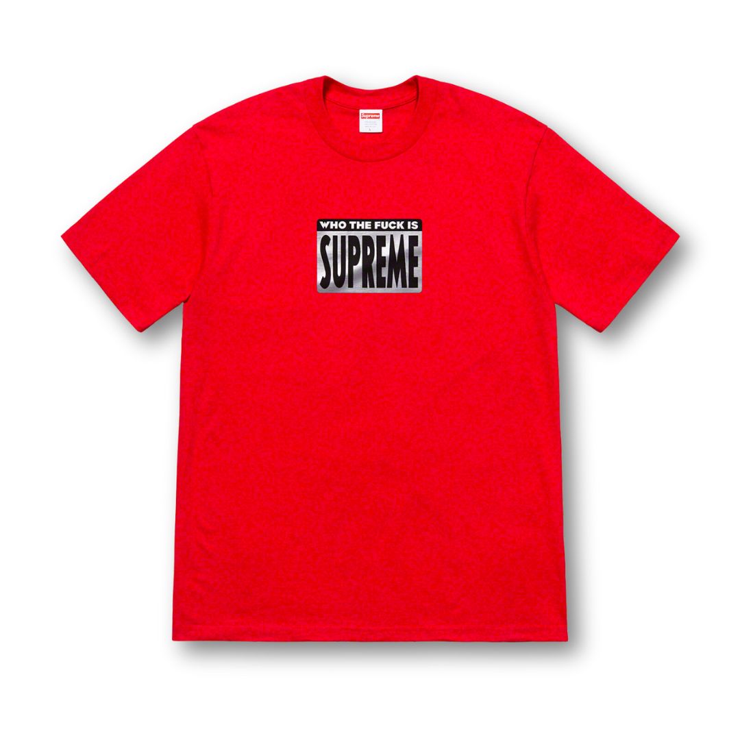 Supreme Who The Fuck Tee Red